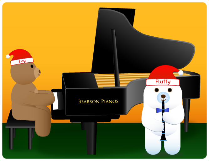 Piano accompaniments to Christmas Songs