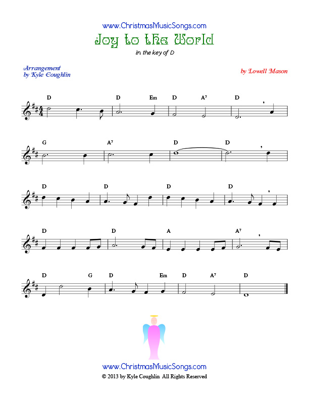 Joy to the World sheet music