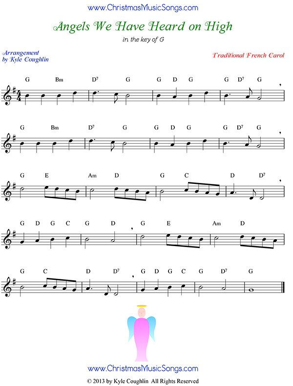 Angels We Have Heard On High Sheet Music