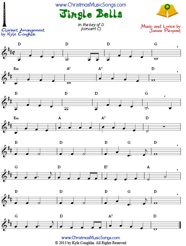 Jingle Bells in C Major - easy version Sheet music for Piano (Solo)