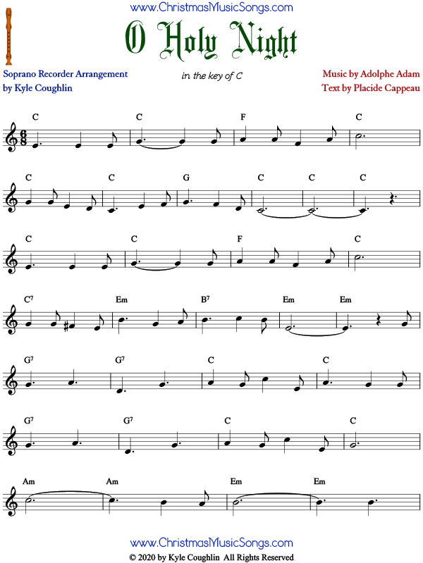 Silent Night, Holy Night (Easy Piano Play Songs) See more