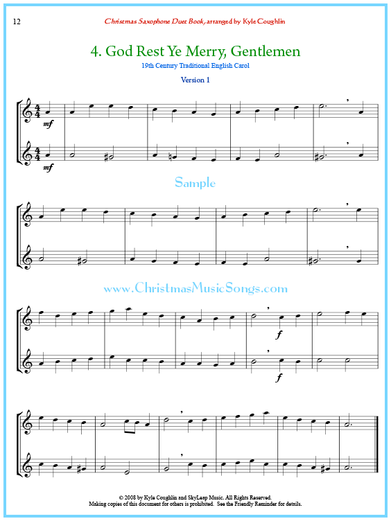 TWICE AS NICE - Alto/tenor Saxophone Duet - Sheet Music Marketplace